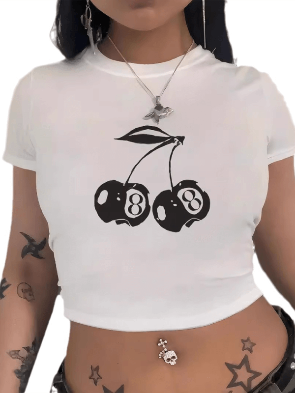 New personalized print Y2K top | Sugarz Chique Boutique
