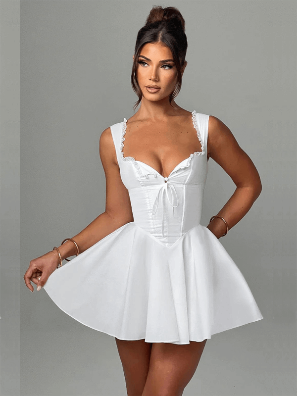 New Backless Sling Lace Dress | Sugarz Chique Boutique
