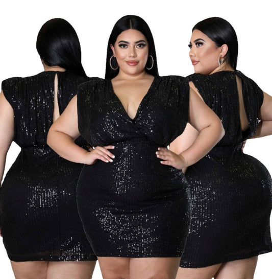 Living My Life Sequins Dress