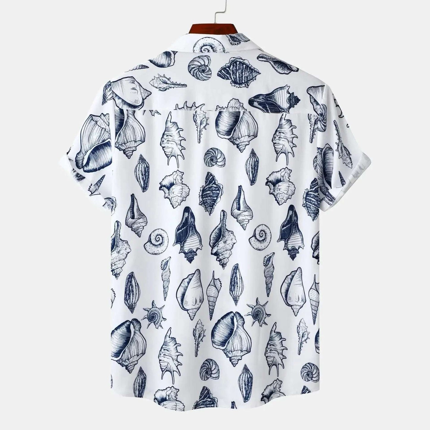 Men's Plus Size Printed Button Up Short Sleeve Shirt | Sugarz Chique Boutique