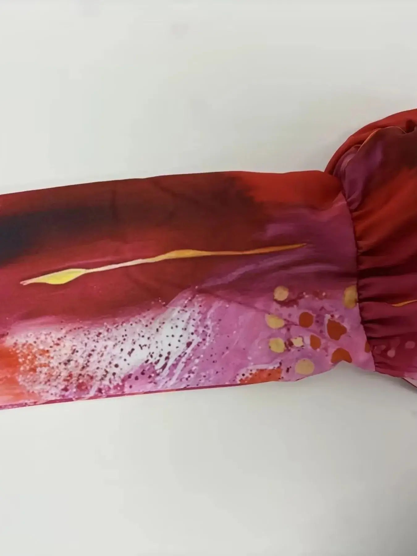 Ruched Front V - Neck Long Sleeve Maxi Dress - Sugarz Chique Boutique