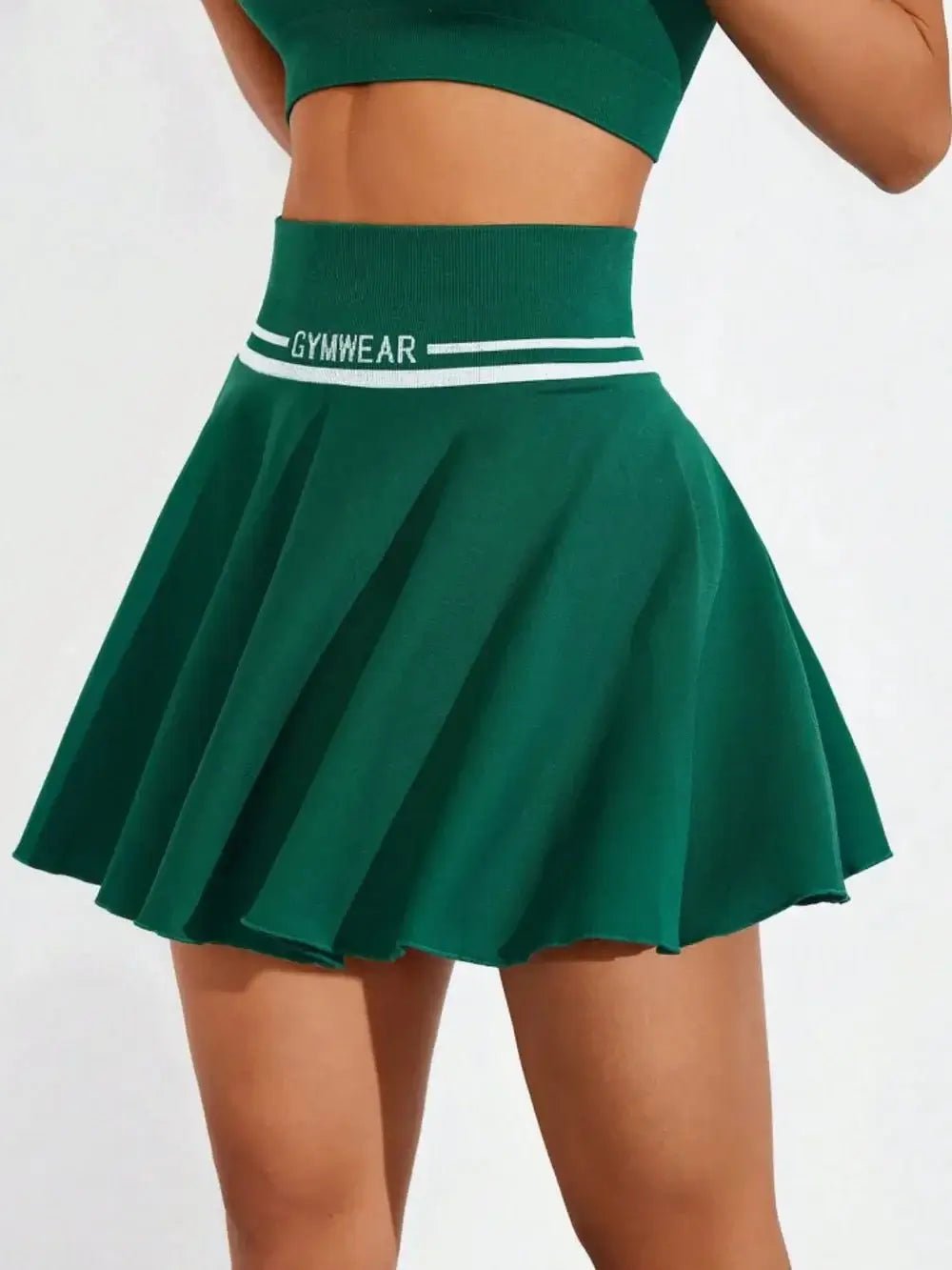 Ruched High Waist Mini Active Skirt - Sugarz Chique Boutique