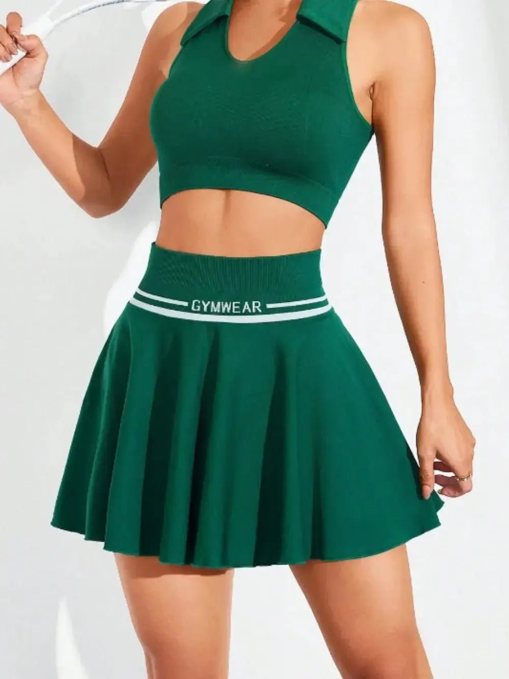 Ruched High Waist Mini Active Skirt - Sugarz Chique Boutique