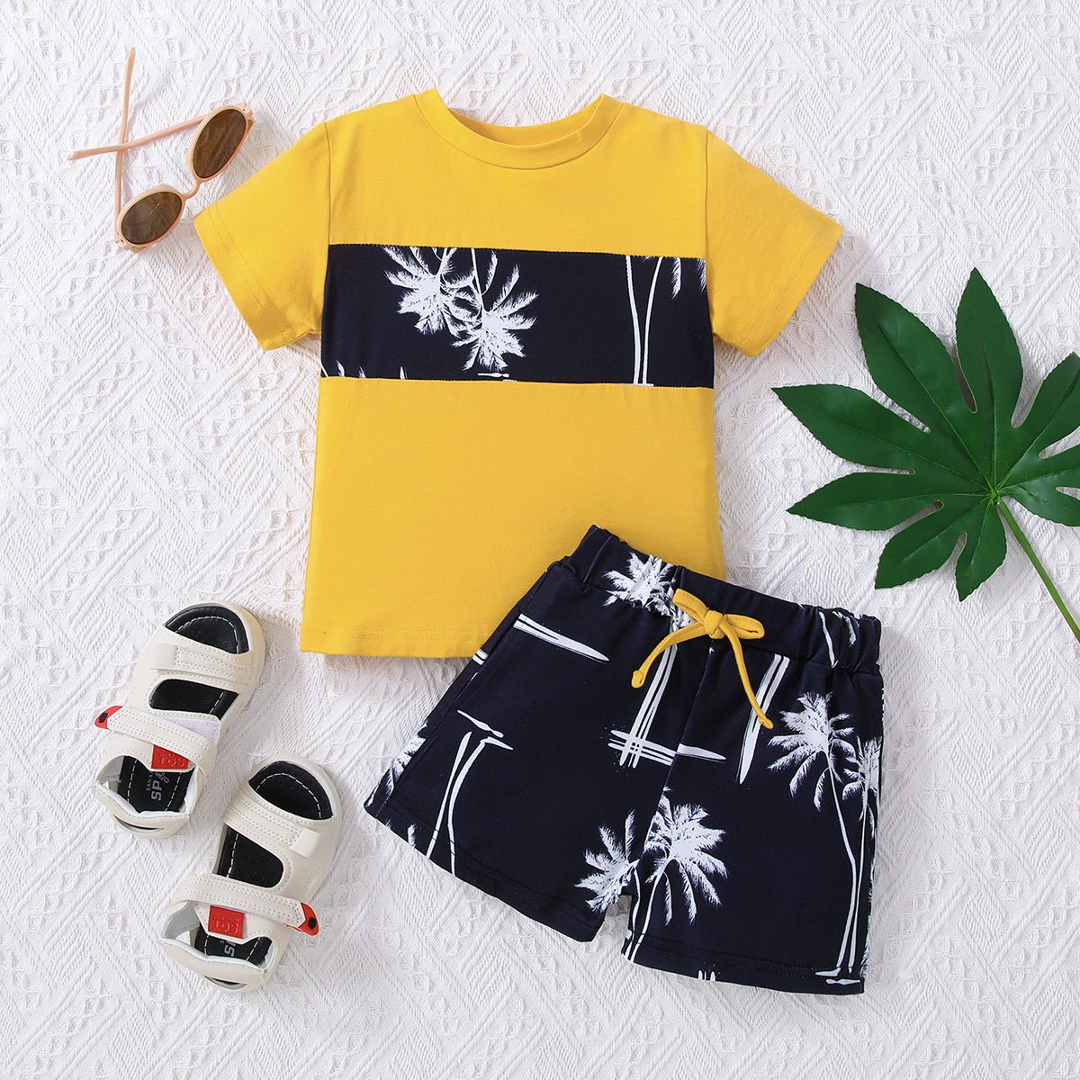 Kids Graphic Tee and Printed Shorts Set | Sugarz Chique Boutique