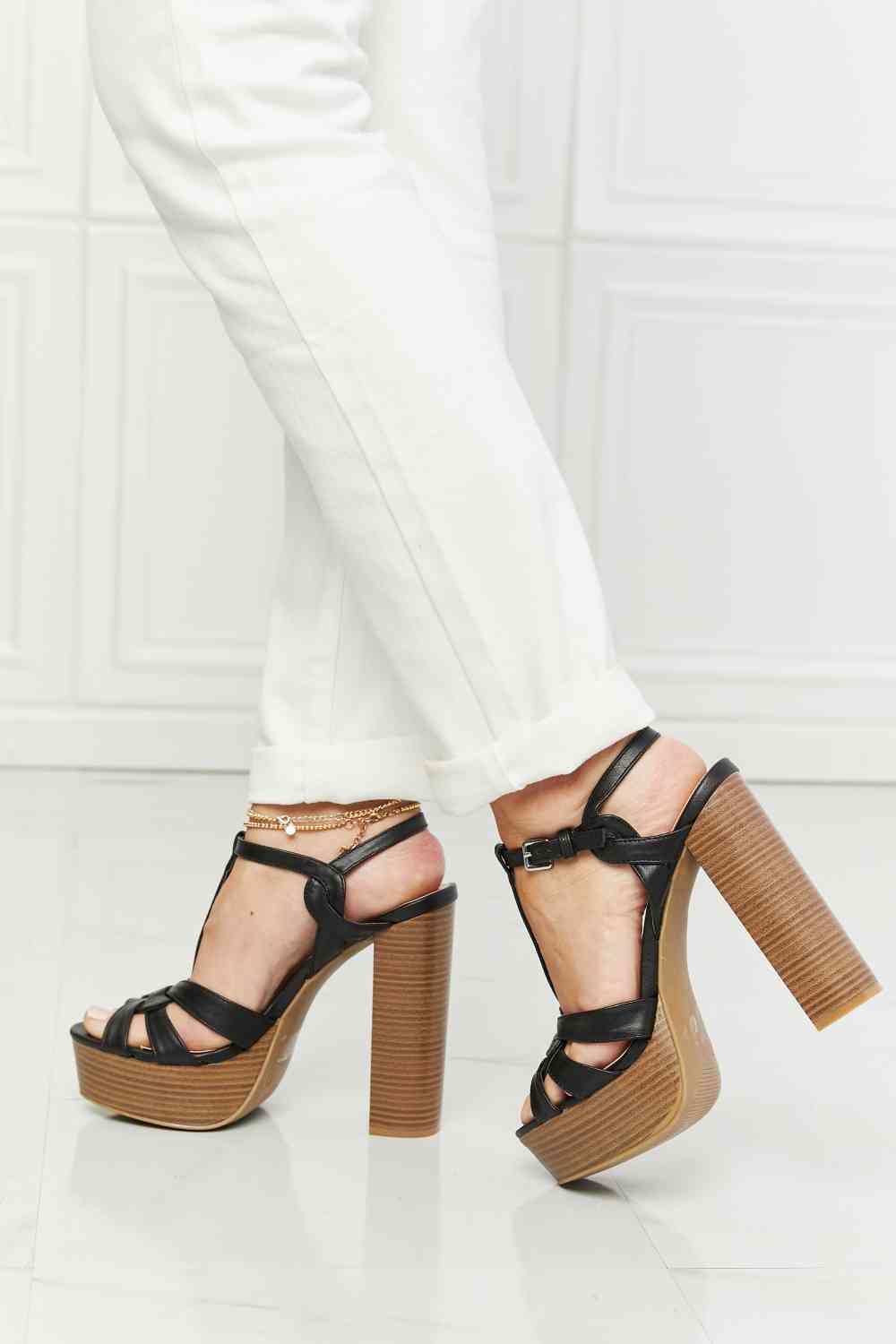 Legend She's Classy Strappy Heels | Sugarz Chique Boutique