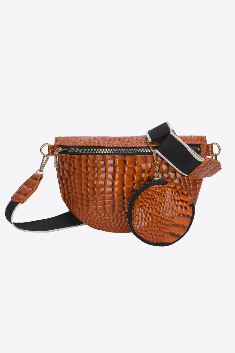 PU Leather Sling Bag with Small Purse | Sugarz Chique Boutique