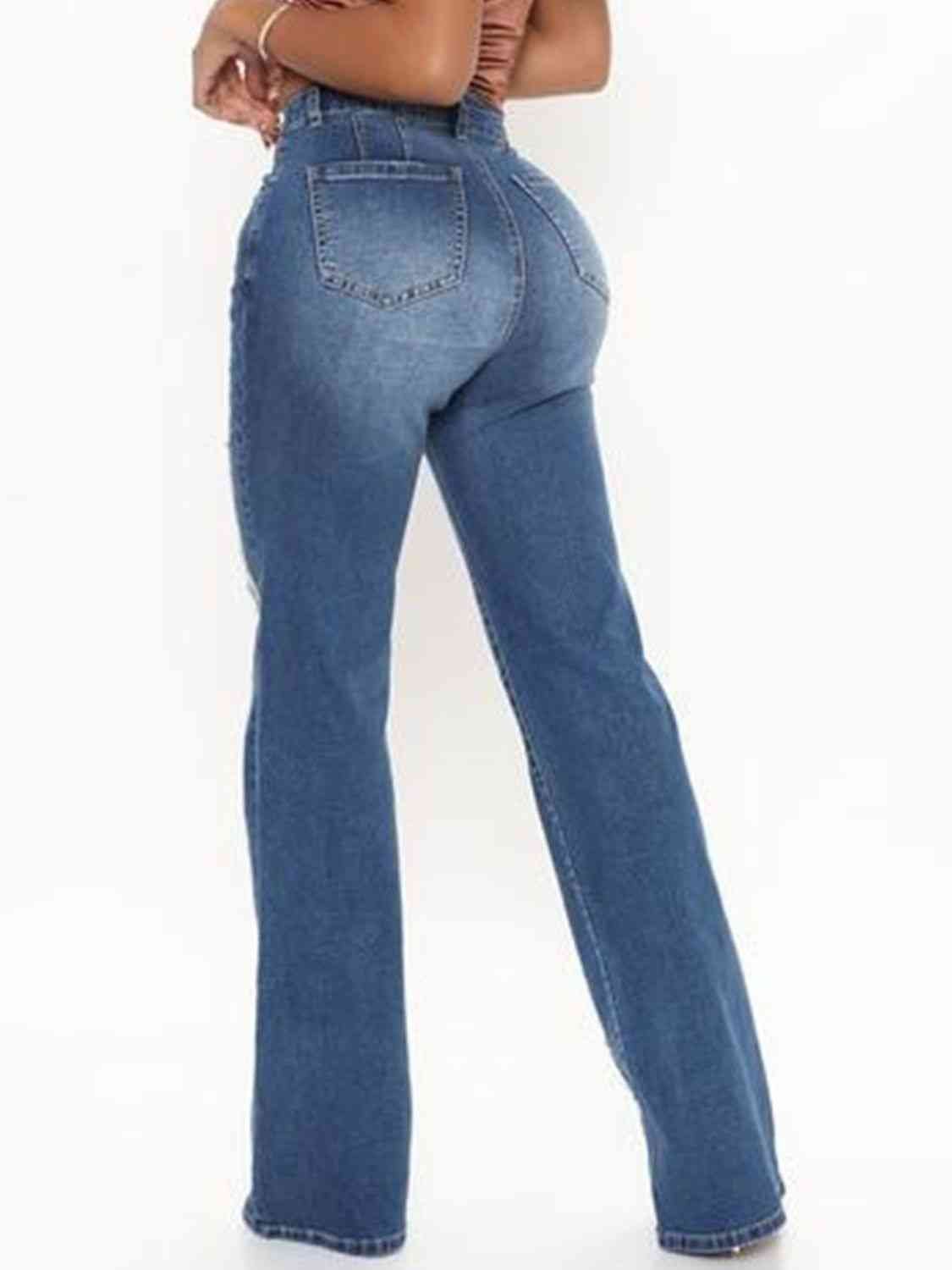 Raw Hem High Waist Jeans | Sugarz Chique Boutique