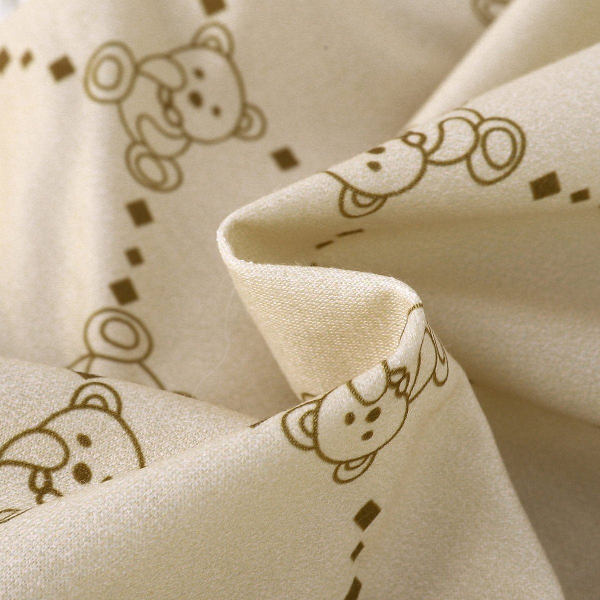 Bear Print Round Neck Top and Elastic Waist Pants Set | Sugarz Chique Boutique