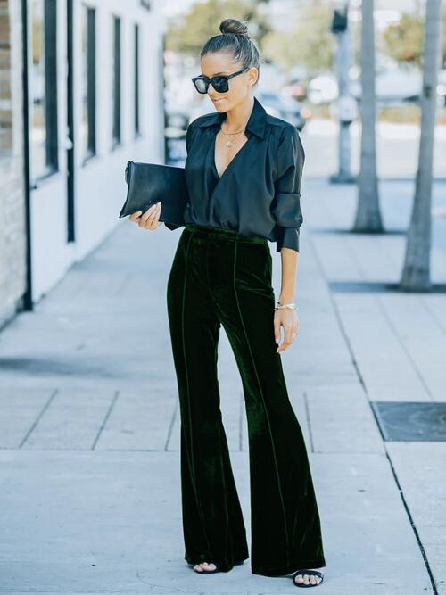 High Waist Flare Pants | Sugarz Chique Boutique