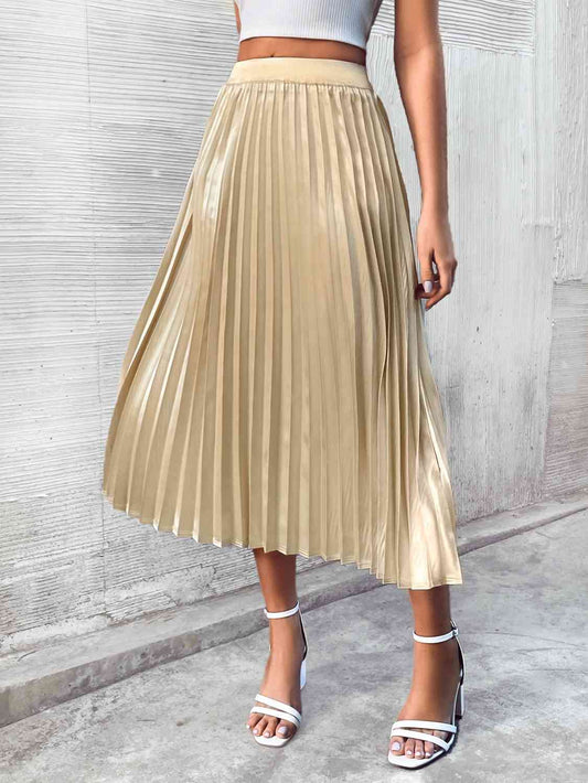 Pleated Midi Skirt | Sugarz Chique Boutique