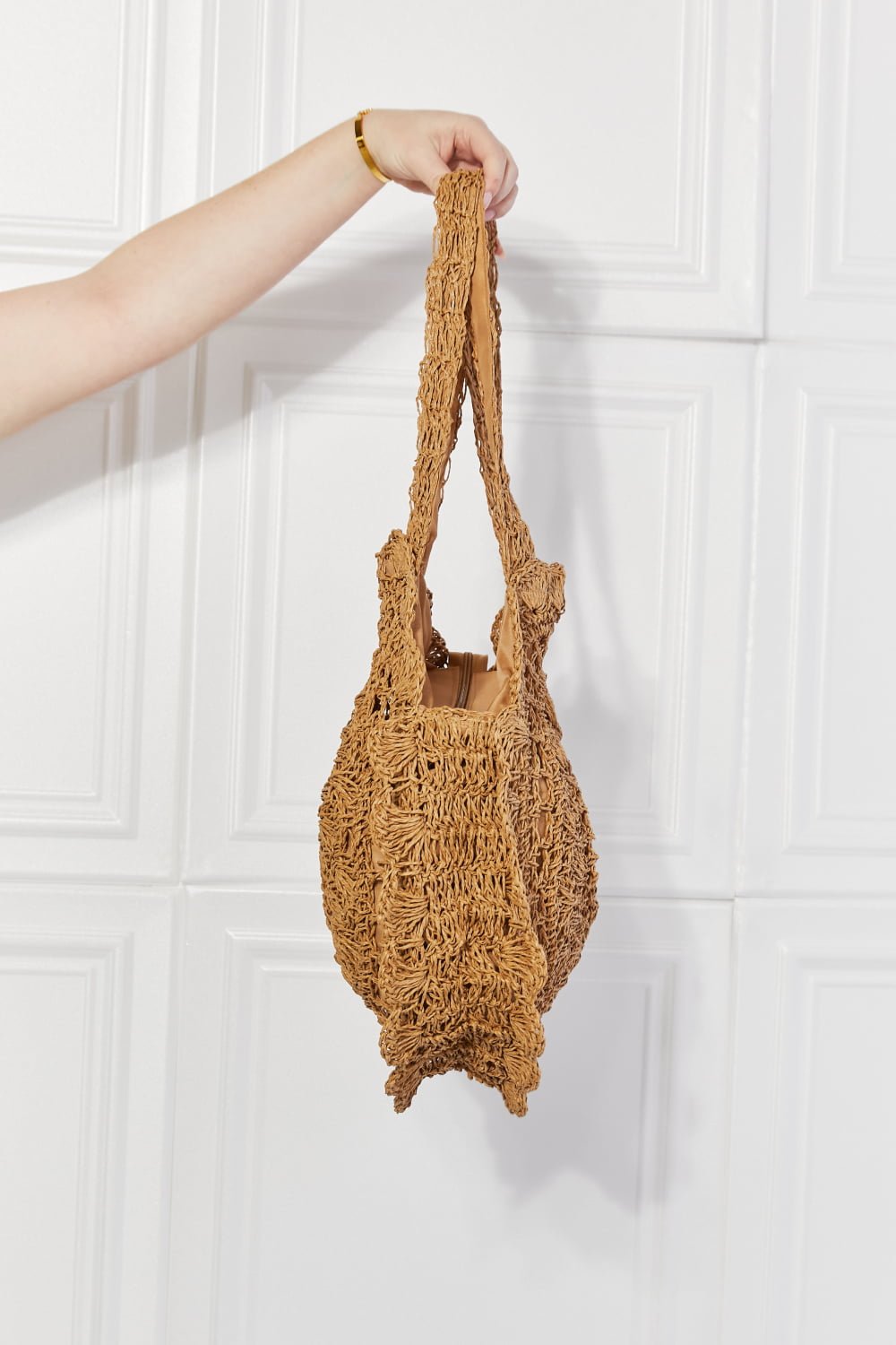 Justin Taylor Brunch Time Straw Rattan Handbag | Sugarz Chique Boutique