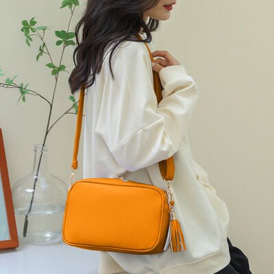 Tassel PU Leather Crossbody Bag | Sugarz Chique Boutique