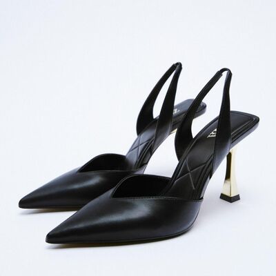 PU Leather Point Toe Stiletto Heel Pumps | Sugarz Chique Boutique