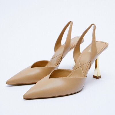 PU Leather Point Toe Stiletto Heel Pumps | Sugarz Chique Boutique