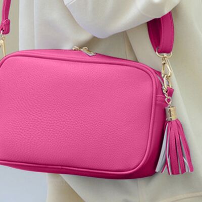 Tassel PU Leather Crossbody Bag | Sugarz Chique Boutique
