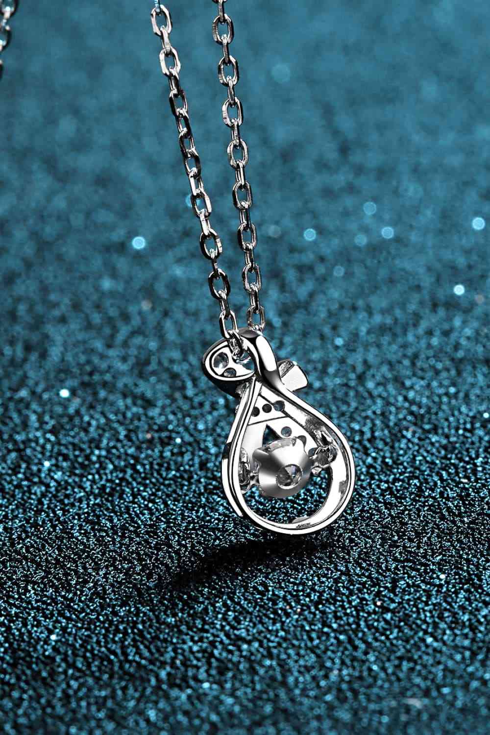 1 Carat Moissanite 925 Sterling Silver Necklace | Sugarz Chique Boutique