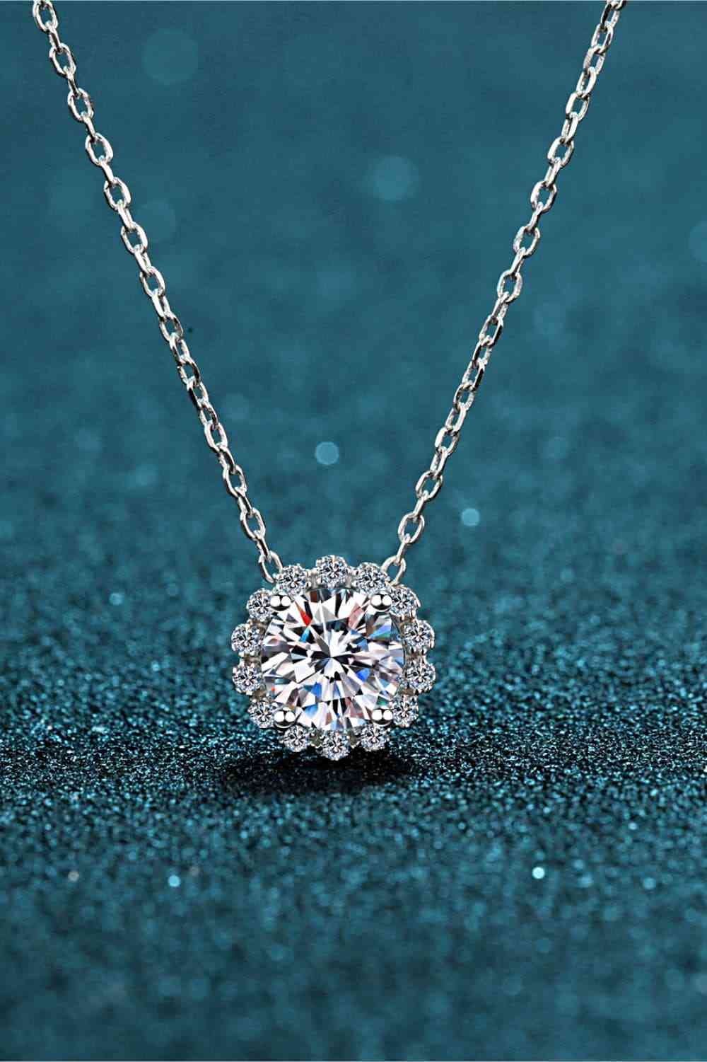 3 Carat Moissanite 925 Sterling Silver Necklace | Sugarz Chique Boutique