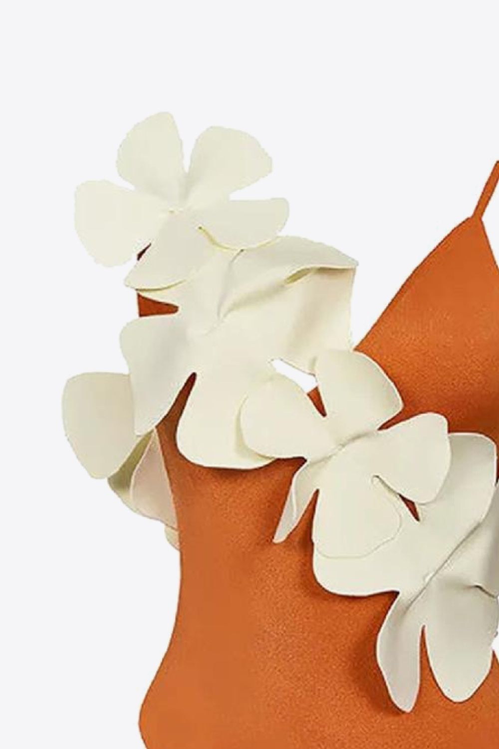 Flower Contrast One-Piece Swimsuit | Sugarz Chique Boutique