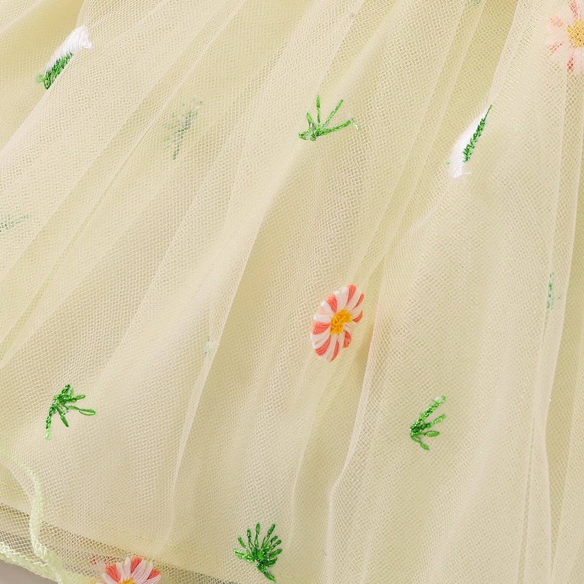 Embroidered Round Neck Flutter Sleeve Dress | Sugarz Chique Boutique