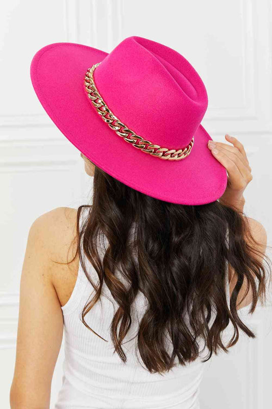 Fame Keep Your Promise Fedora Hat in Pink | Sugarz Chique Boutique