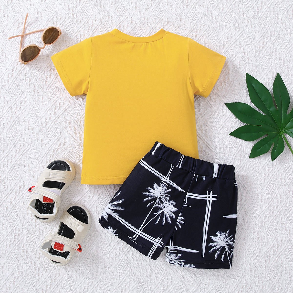 Kids Graphic Tee and Printed Shorts Set | Sugarz Chique Boutique