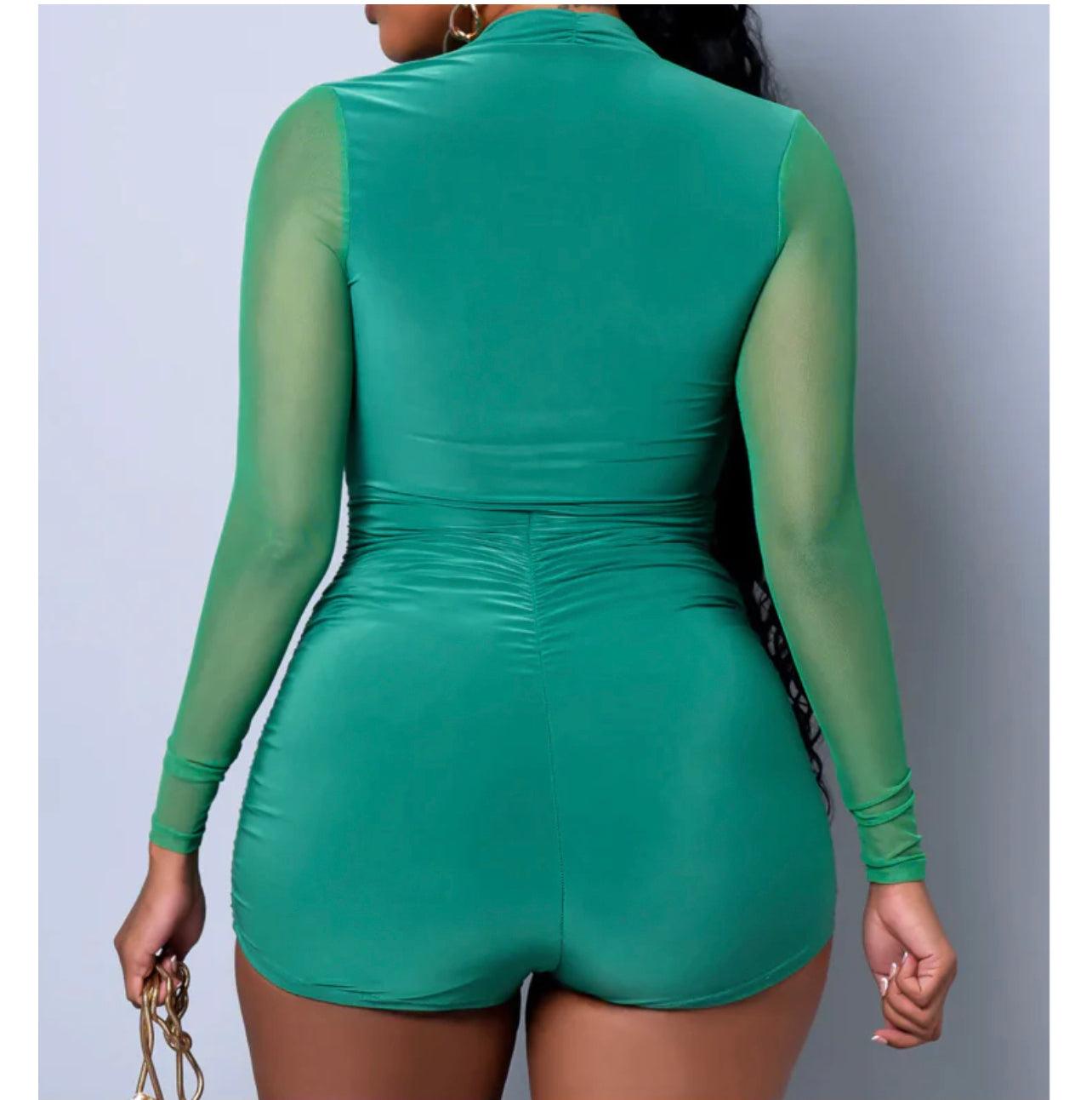 Sexy Long-sleeve Romper - Sugarz Chique Boutique